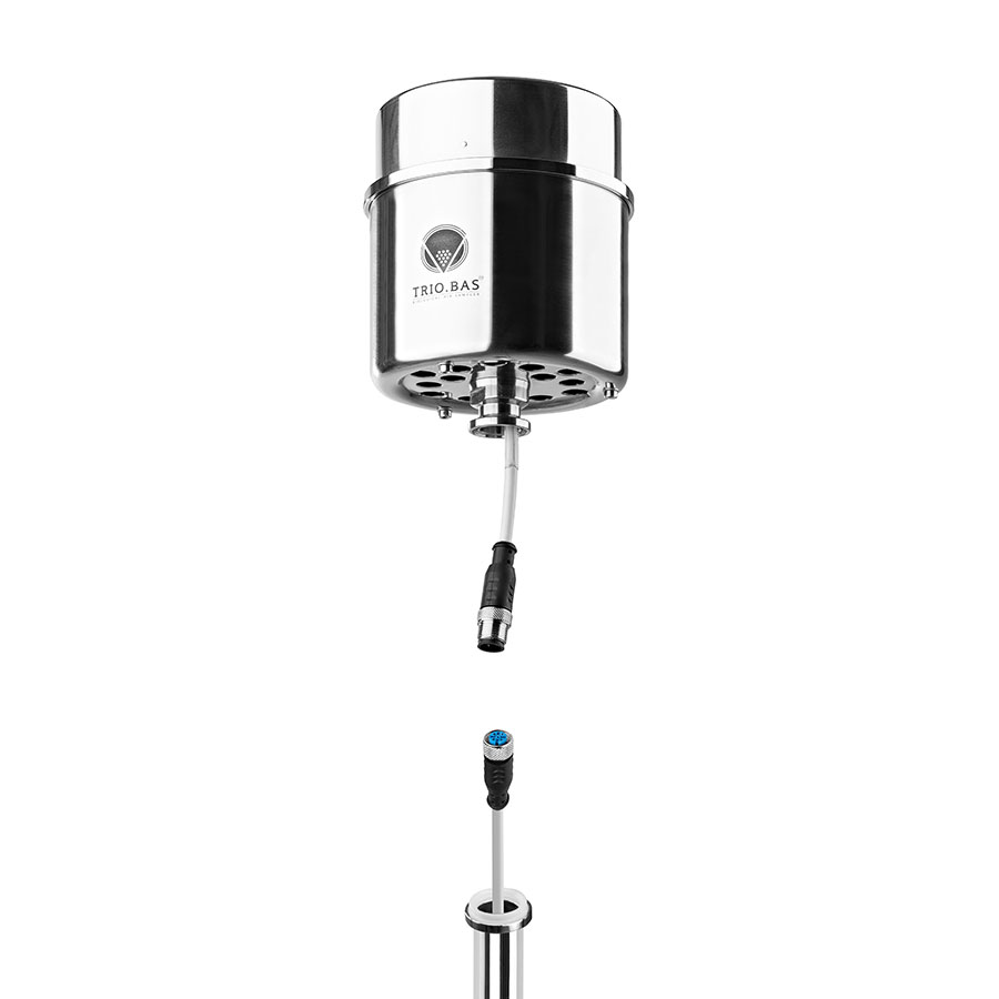 TRIO.BAS™ Stationary Satellite TRI CLAMPS