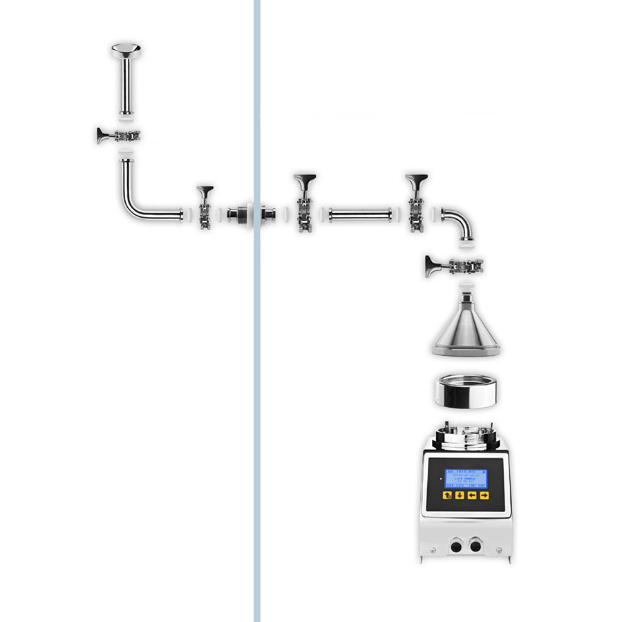 TRIO.BAS™ Aspirating Funnel System Tri Clamp